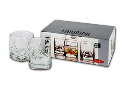 ТРИУМФ - набор 6 стаканов 200мл для виски