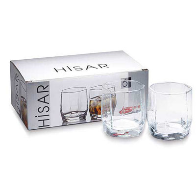 ХИСАР - набор 6 стаканов 210мл для сока