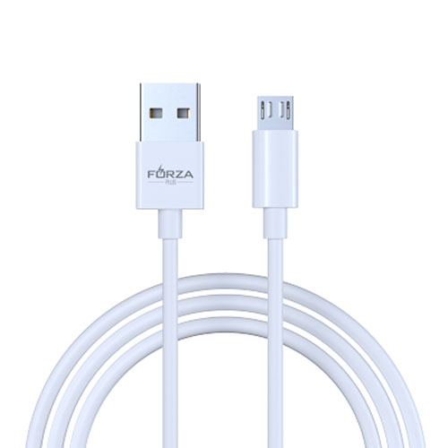 Кабель для зарядки Эталон Micro USB, 1м, 2А, в пластиковом боксе, белый, пакет                                                                                                                                                                            