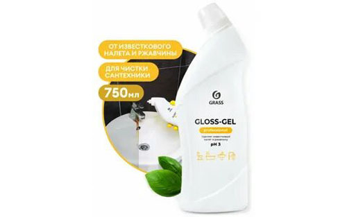 Средство чистящее для санузлов 750мл Gloss Gel Professional