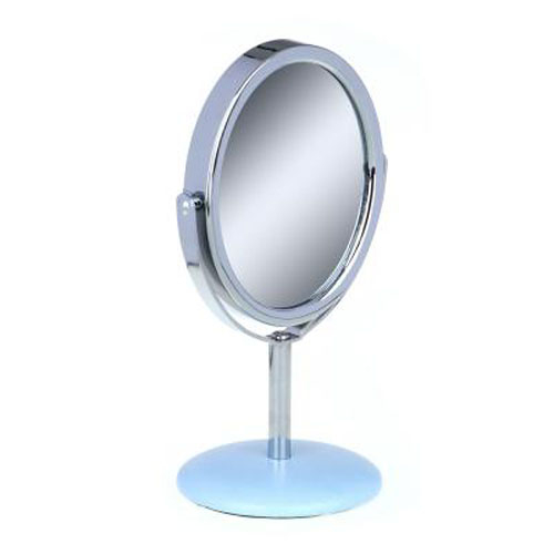 Зеркало настольное, металл, ПУ, стекло, 16х8,5см, 6 дизайнов                                                                                                                                                                                              