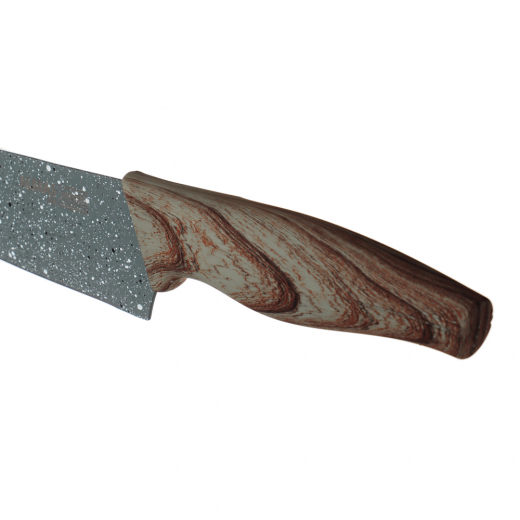 Нож кухонный 20см шеф нерж сталь с антиналипающим покрытием  Алмаз
