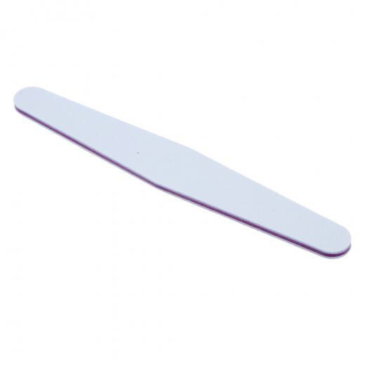 Пилка для ногтей шлифовальная ромбовидная 2-х сторонняя, 180/240 грит, ЭВА, 17,8см