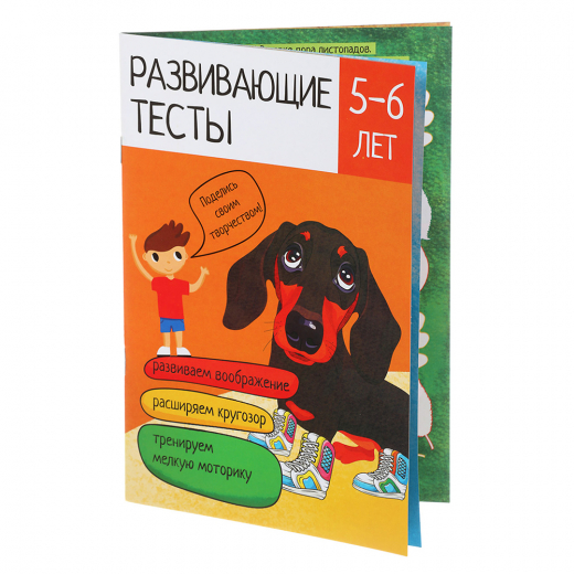 Тесты развивающие &quot;Логика и творчество&quot;, 2-7 лет, 12 стр., бумага, 14,5х21см, 8 дизайнов