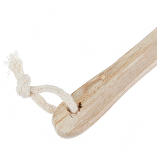 Щетка для тела 41см с натур щетиной на съёмной деревянной ручке
