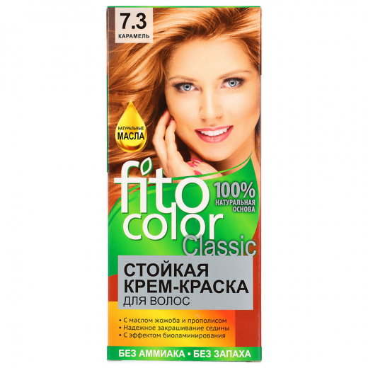 Краска для волос FITO COLOR Classic 115мл тон 7.3 карамель