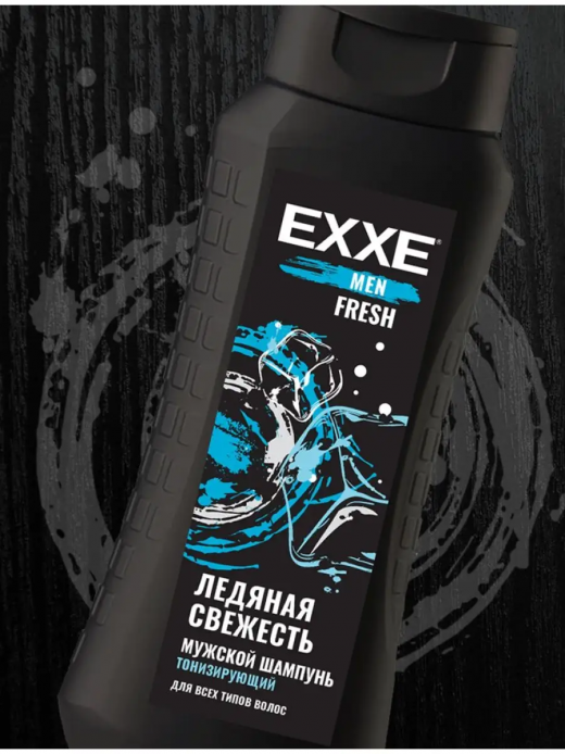 Шампунь 400мл EXXE MEN муж Тонизирующий FRESH