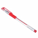 Ручка гелевая красная с рез держателем 14,9 см наконечник 0,5мм