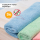 Салфетка 30*30см 3шт Ultima Fresh микрофибра