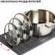 Подставка для посуды, ABS-пластик, силикон, 54х15х10см